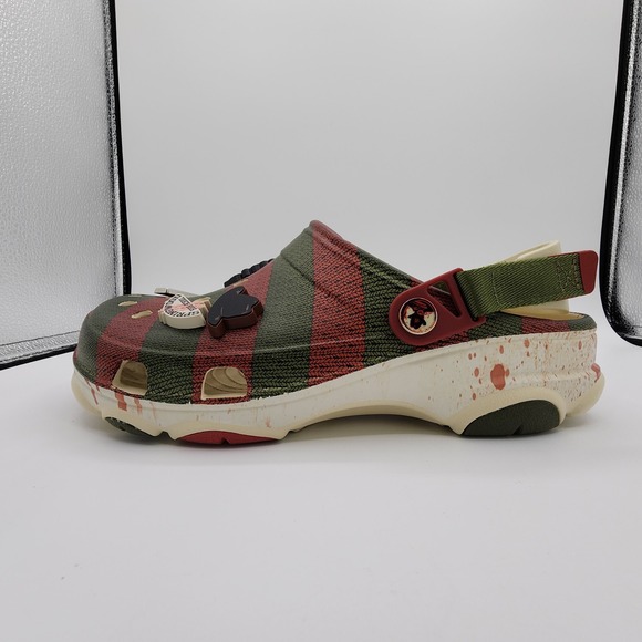 Crocs x Nightmare On Elm Street All Terrain Clogs Mens Size 10 Freddy NEW in Box - Picture 5 of 12